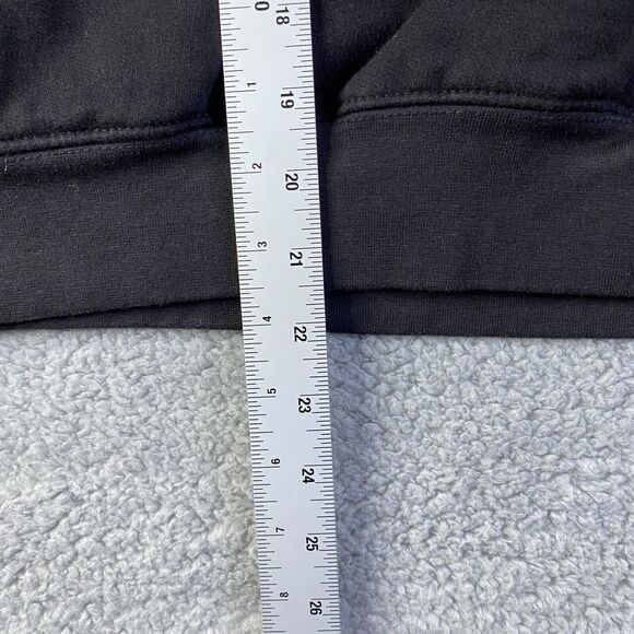 Cotton Bloom Unisex Black Pullover Hoodie (Smile More) Size Small - Picture 8 of 13